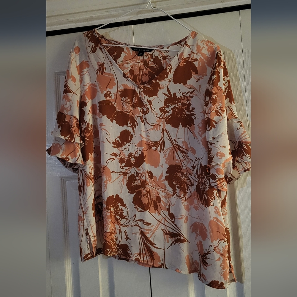 Zac & Rachel Womens Blouse Size M